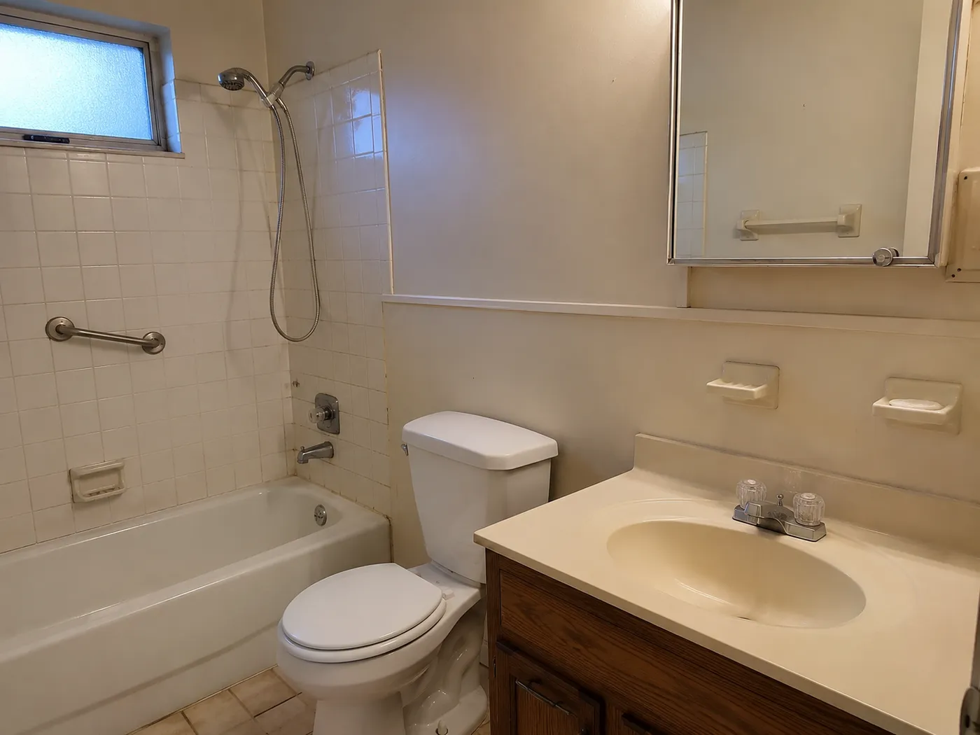 Bathroom Fixtures, before the remodel