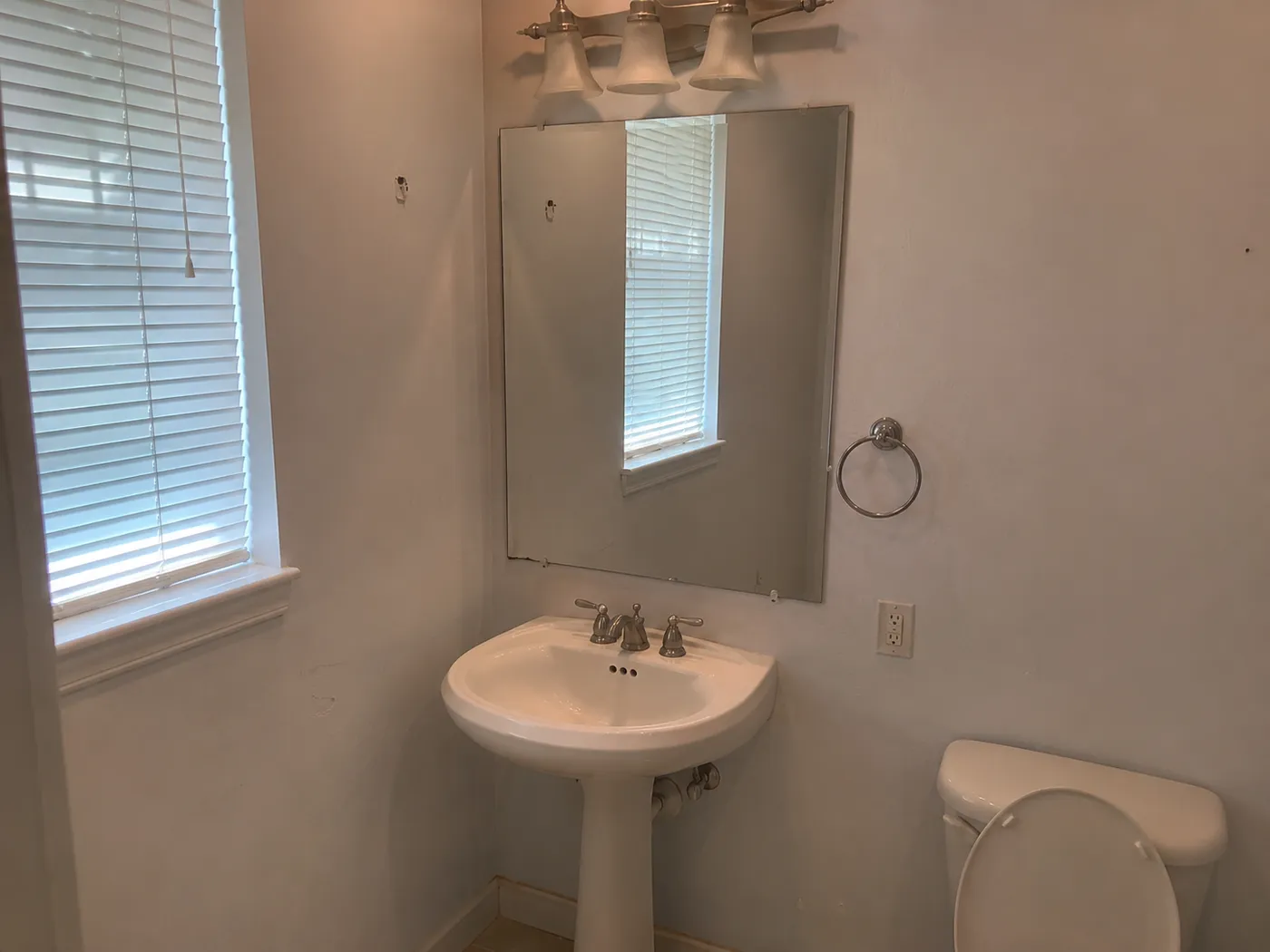 Bathroom Vanity, before the remodel