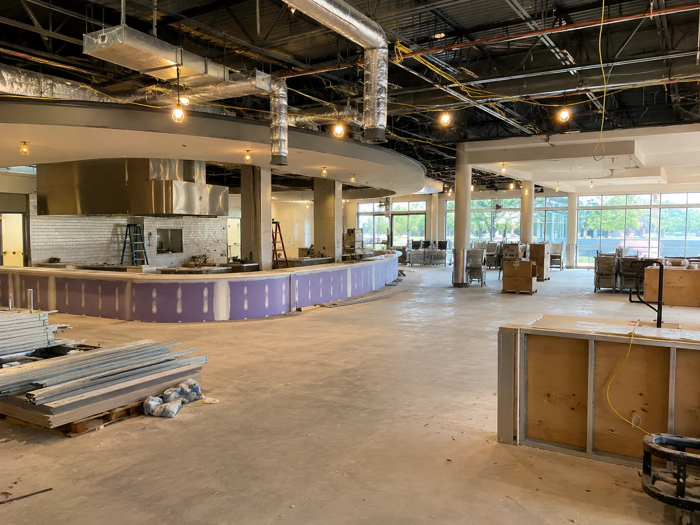 Corporate Cafeteria, before the remodel