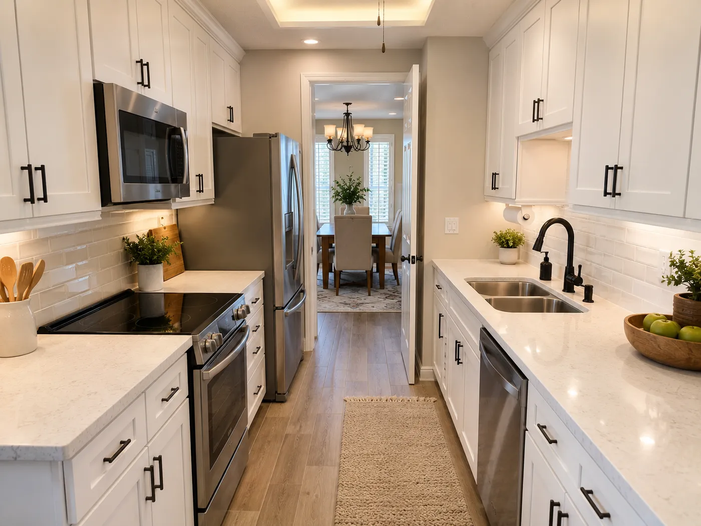 Galley Kitchen Remodel, Tampa Bay, FL